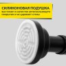 Карниз для ванной телескопический 110-210 см черный фото 3