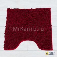 Коврик для туалета Люкс бордо