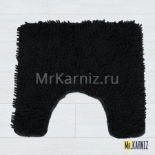 Коврик для туалета Люкс черный
