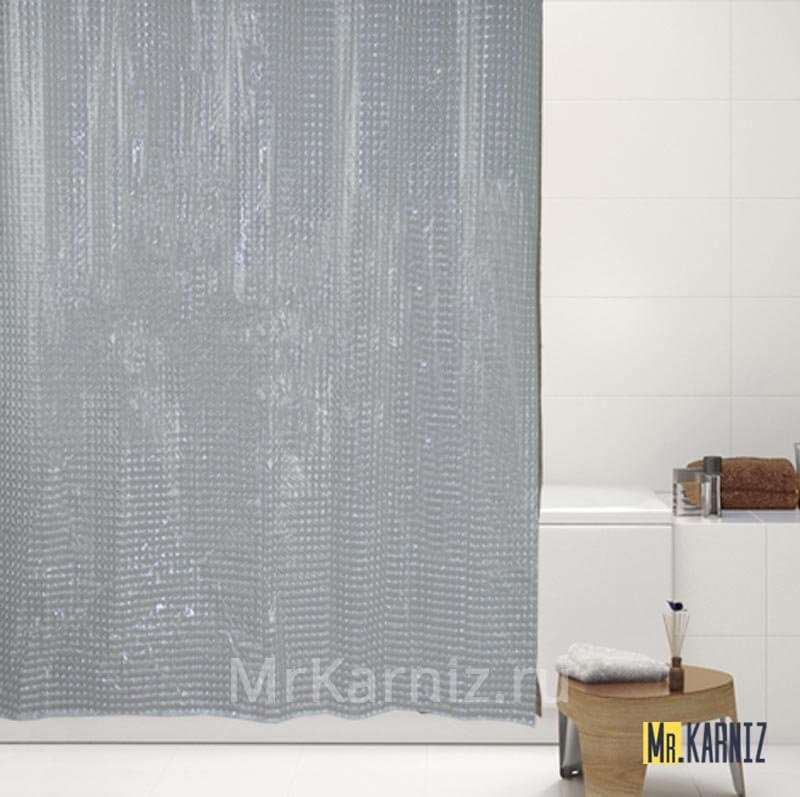 Штора для ванной 3D прозрачная Штора для ванной 3D прозрачная