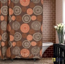 Штора для ванной Round Totem