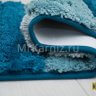 Коврик для ванной Градиент голубой фото 3