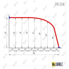 31412A Карниз по чертежу
